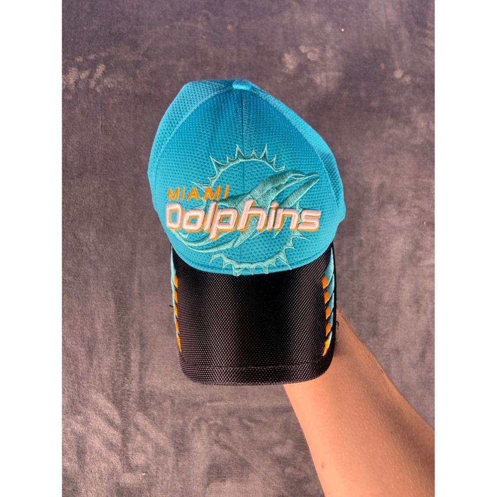 New Era Miami Dolphins 9FORTY NFL Baseball Hat Aqua Polyester Adjustable Cap